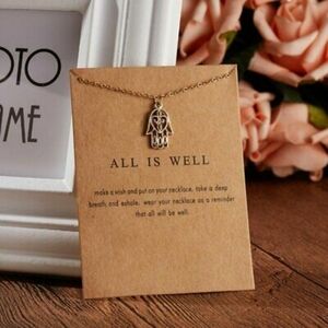 All is Well Hamsa Necklace